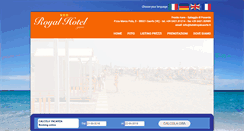 Desktop Screenshot of hotelroyalcaorle.it